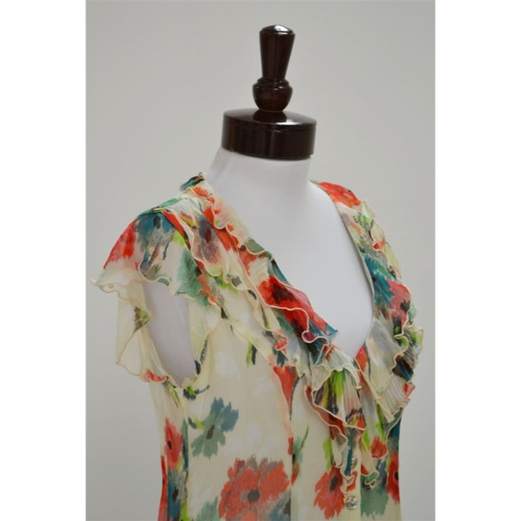 NEW Nanette Lepore Fluttering Top Silk Blouse NWOT - Picture 5 of 8